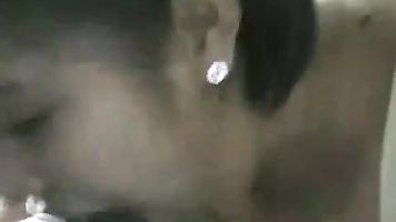 Indian girlfriend sucking her boyfriend big cock and giving him deep throat!.