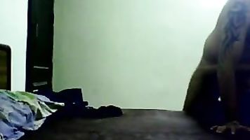 Indian MILF aunty sucking young lovers cock