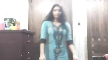 Sexy Dhaka girlfriend Tanzila with her boyfriend in bedroom in traditional outfits force to get naked