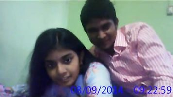 Shy Indian college girl exposing her juicy boobs to her boyfriend lifting her shirt off on camera