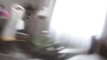 Horny Indian aunty kissed and boobies fondled by her man lover who then pulls down her panty to fuck.