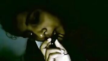 kerala college girl talks to her lover and masturbates.