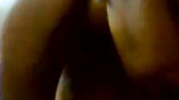Hot Desi GF gives a blowjob.