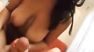 Buxomy Tamil HOUSEWIFE fucks white lover