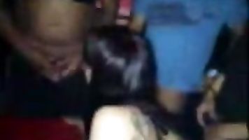 Gang Banged after her Husband passes out on Valentines day