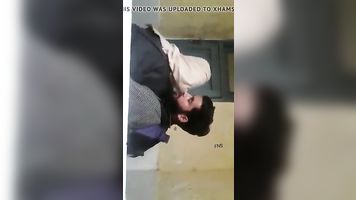 Hijab sister fucked in university bathroom