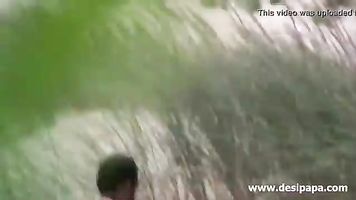 desi girlfriend couple outdoor