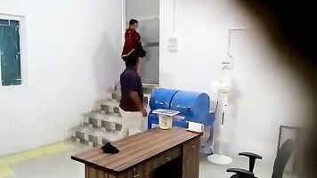 Desi Manager fucks her indian employee in the basement P2