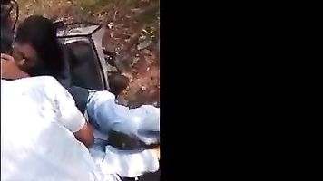 Kerala Indian College Girl Fucked in Forest with Friends Group
