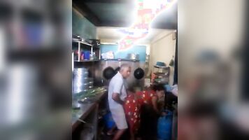 old fuck kitchen daughter