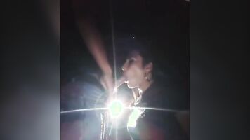 Shemale from India getting gangbanged on a train