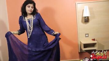 Tamil sweet Rupali using a dildo masturbating
