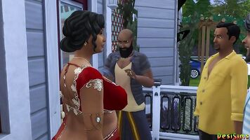 Hindi Version - Indian Housewife Lets Herself To Be Fucked By Others To Save Her Husband - Wickedwhims