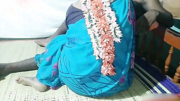 Desi Priyanka aunty husband having sex while watching tv