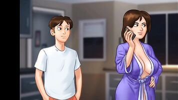 Summertime Saga Part 4 - Helping Next Door Housewife Widow