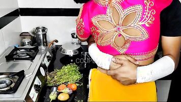 Komal with Kichen choda