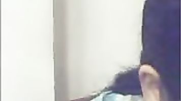 UK sucking her mans cock giving him a nice blowjob to give oral sex pleasure in this MMS