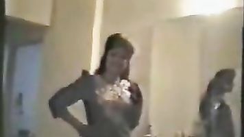 Malyali bhabhi in kitchen naked cooking food while her man is filming her naked